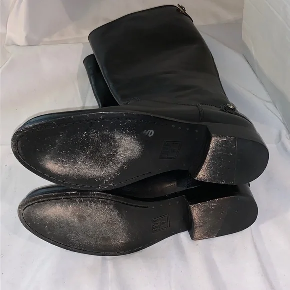 New Frye tall leather boots size-6.5 B - Picture 4 of 7